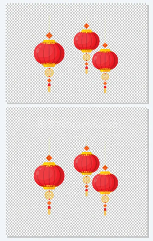 红色,灯笼,