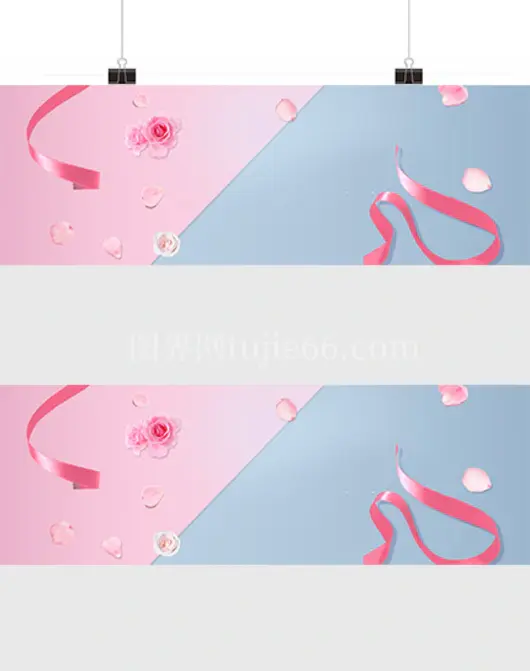 浪漫唯美清新banner
