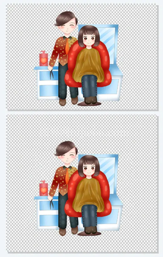 美女理发剃龙头  龙抬头传统习俗
