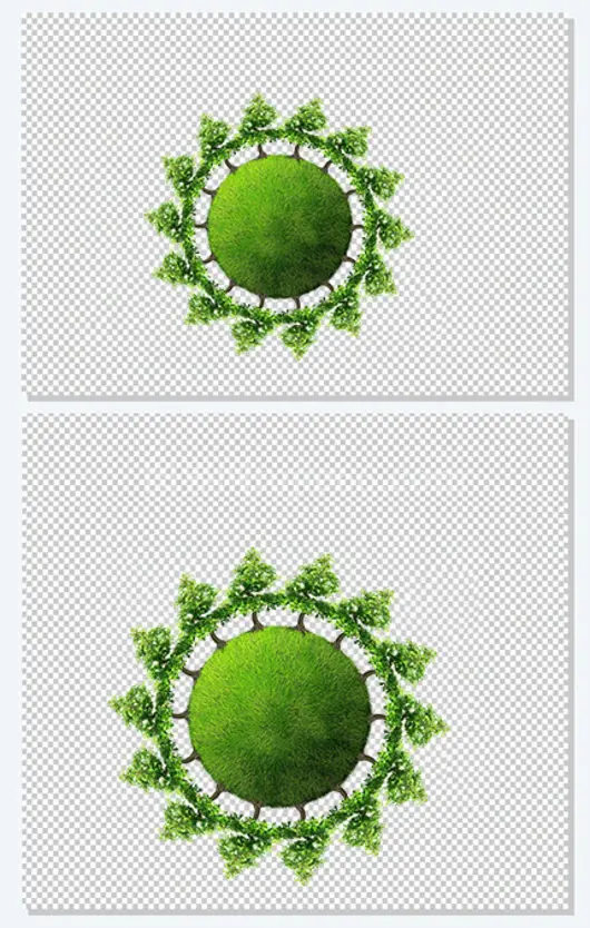 植树节环保创意图