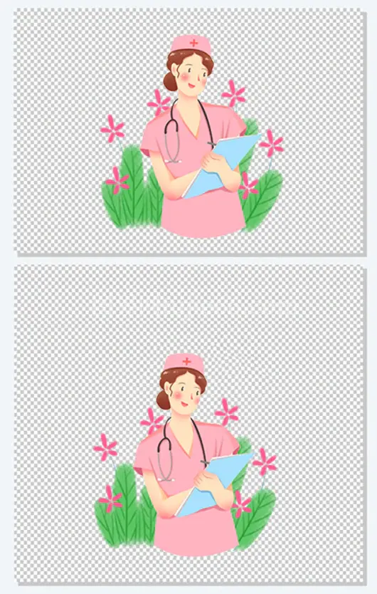 女医生挂着听诊器在做病情记录