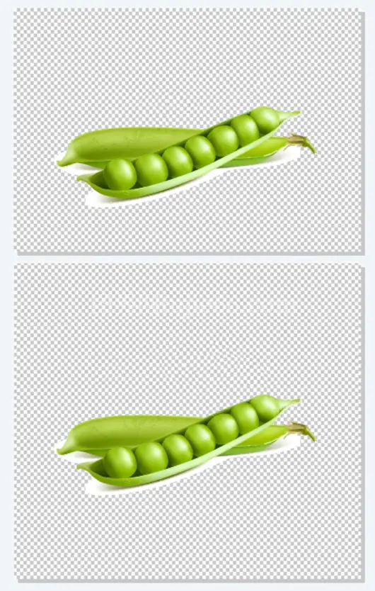 卡通四季豆矢量图下载