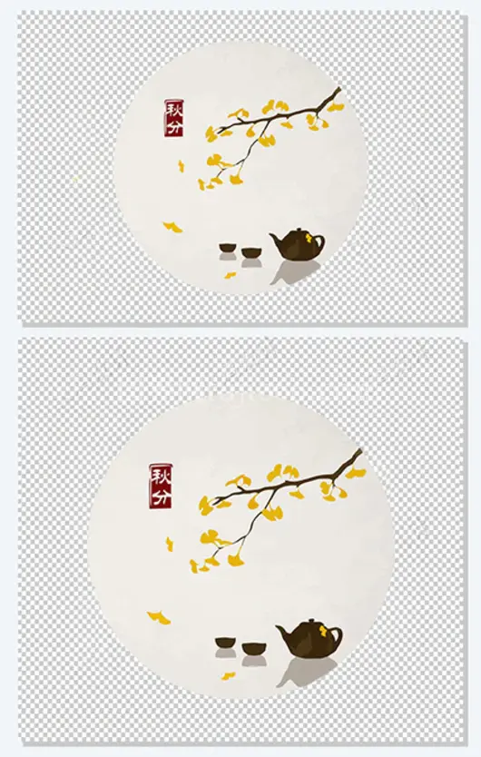 秋分落叶
