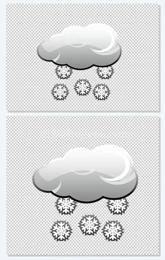 大雪恶劣天气图标