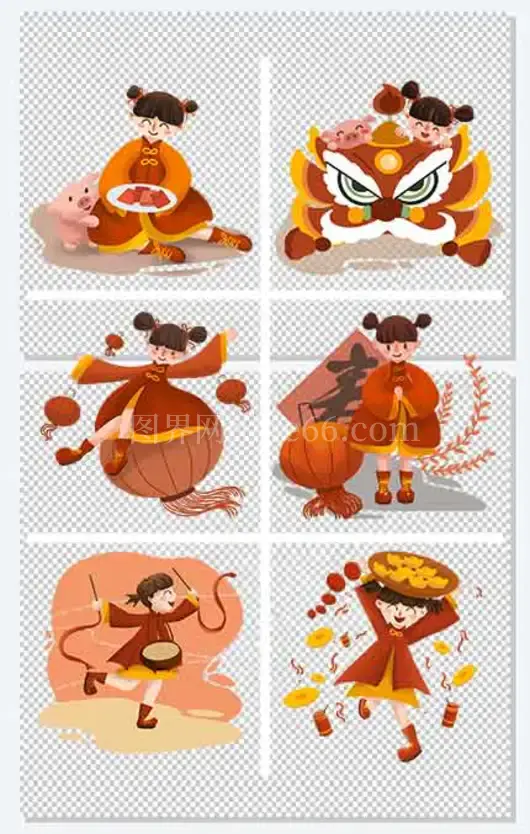 新年庆贺中国风元素宣传