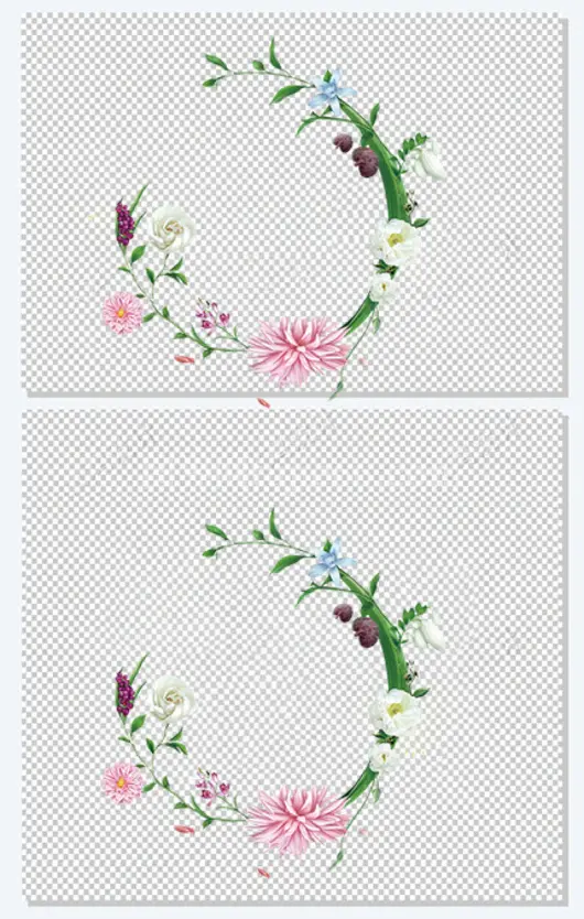 花1，春天，装饰，手绘