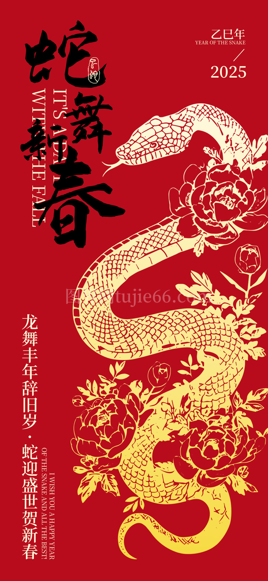春节蛇年海报10