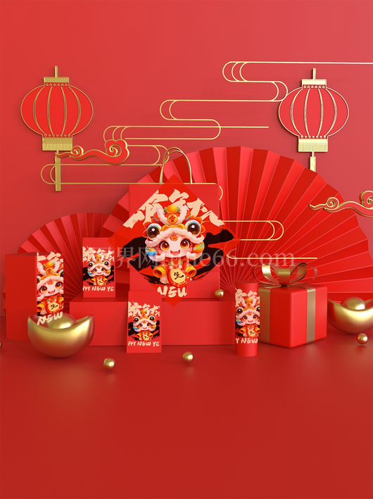 春节蛇年样机13