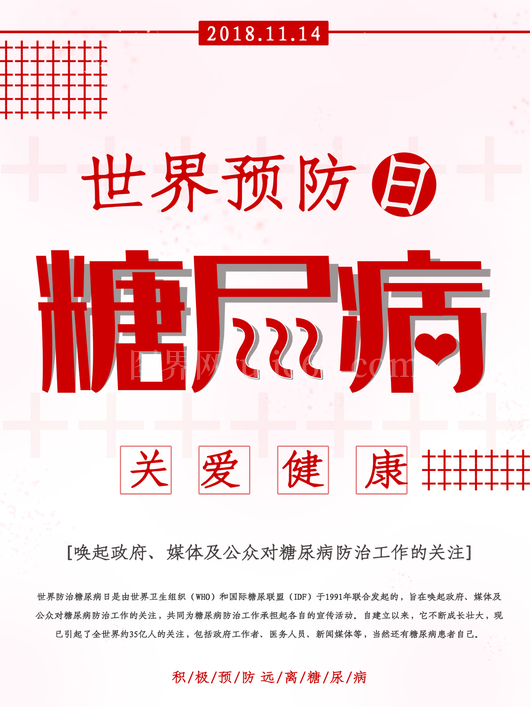 糖尿病日海报10