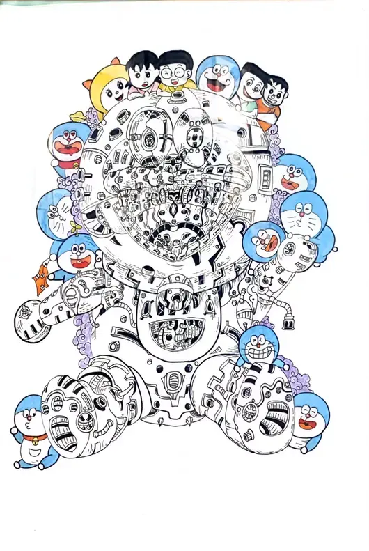 手绘卡通画 绘画动漫