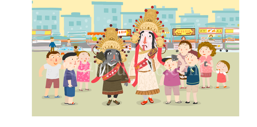 传统节日 清明插画