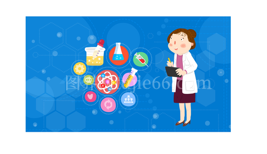 专注的女科学家 实验室中的严谨探索