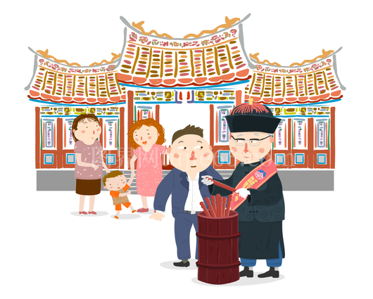 中国春节庆祝场景