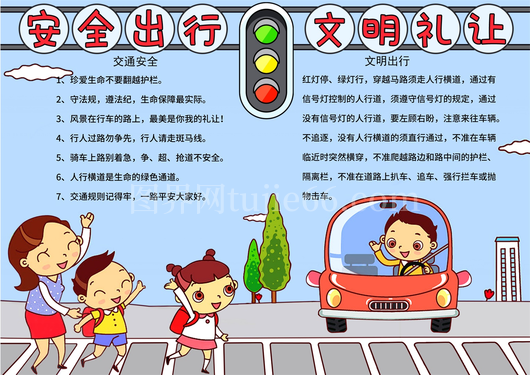  文明礼仪小报 