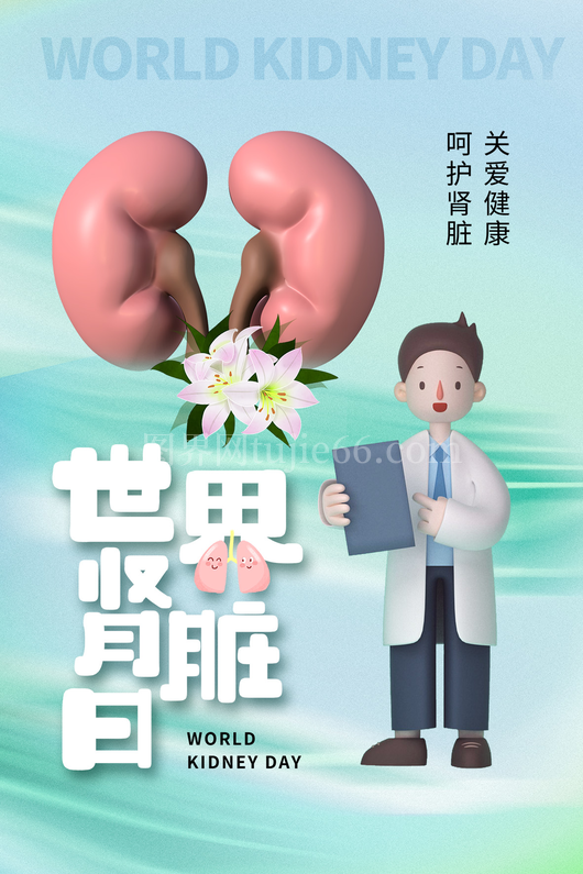 世界肾脏日海报10