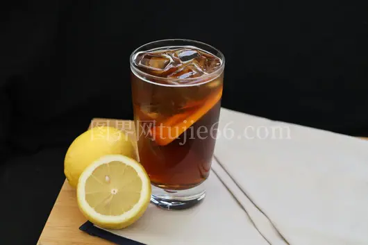 夏日冰茶柠檬爽口