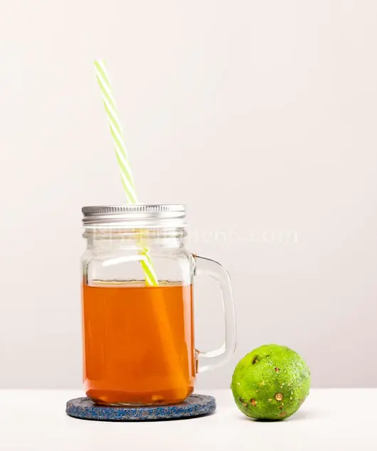夏日罐装柠檬青柠茶
