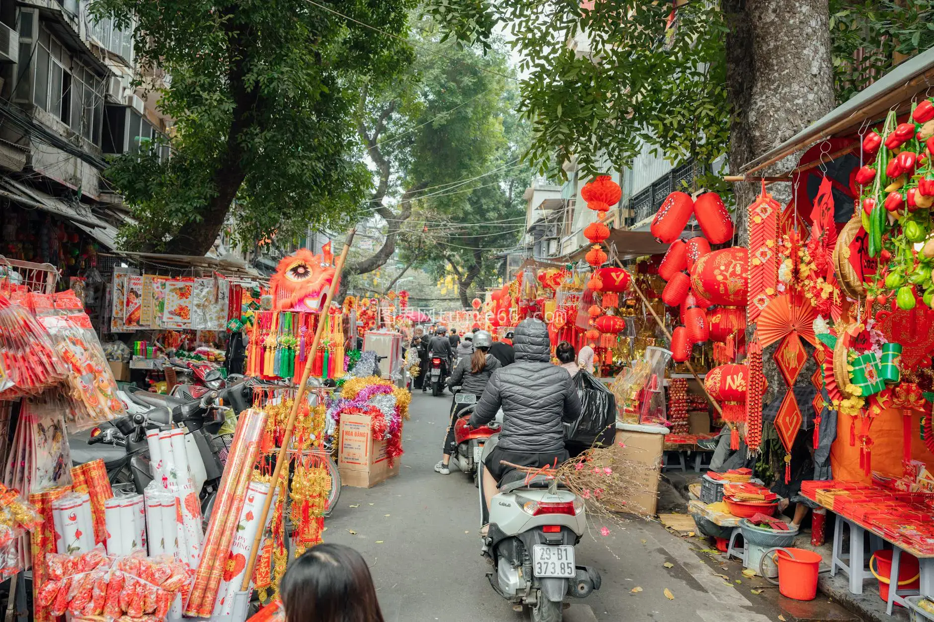 新年市场热闹非凡图片