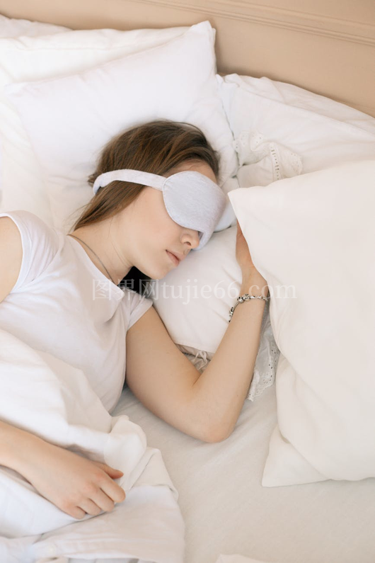 女士舒适床睡眠面罩静美图