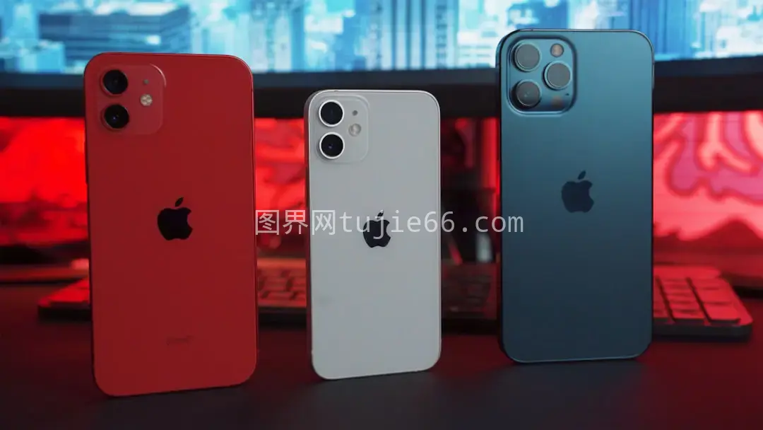 银iPhone6配红壳时尚潮图片