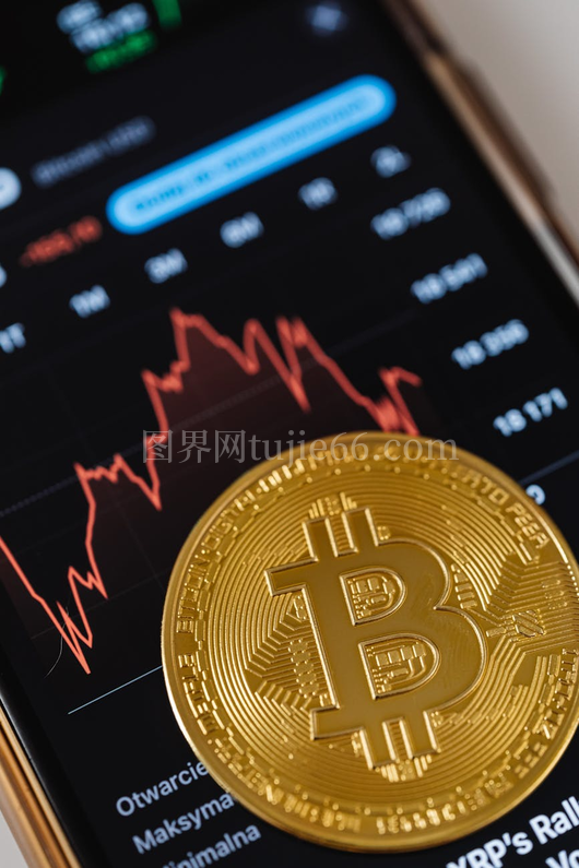 手机显黄金比特币 数字货币区块链趋势
