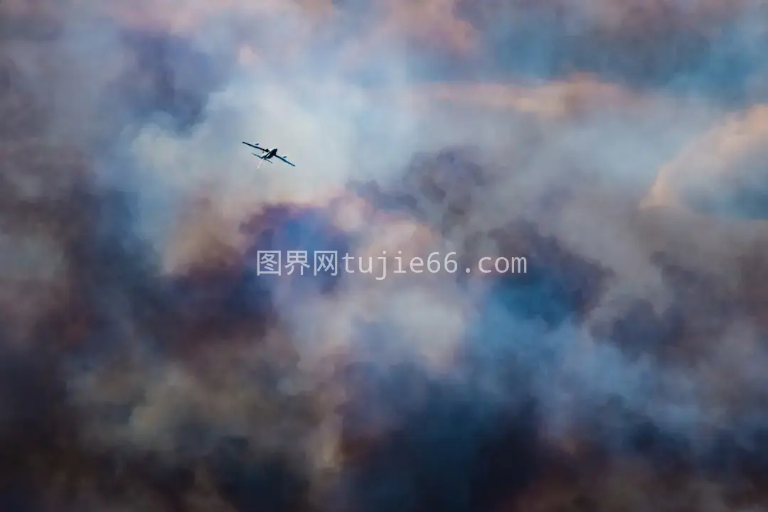 航空翱翔天际景象图片