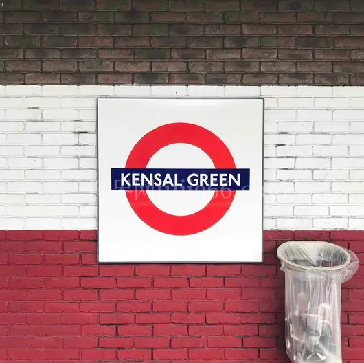 Kensal绿墙画艺术作品