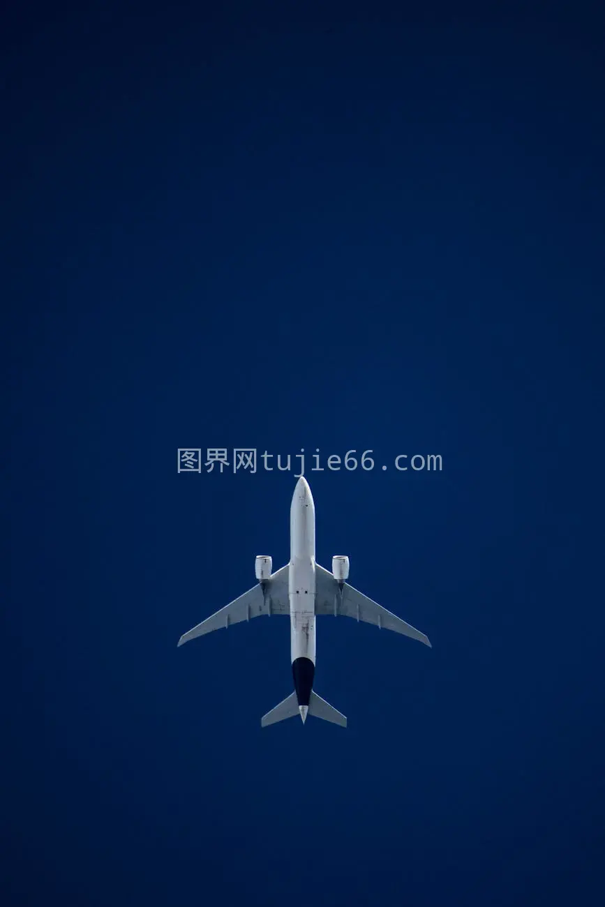 飞机蓝天航空技术图片