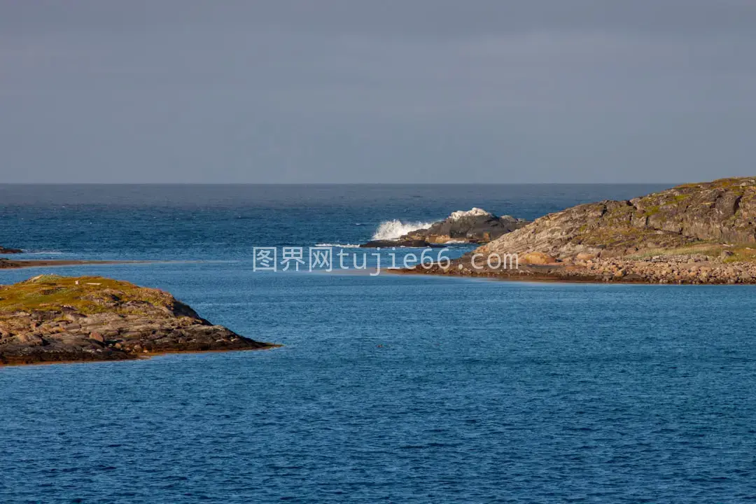 水石交融之景图片