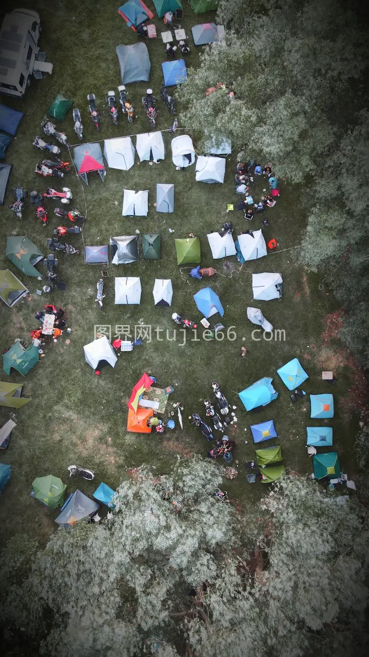 库什巴巴活力露营全景图图片