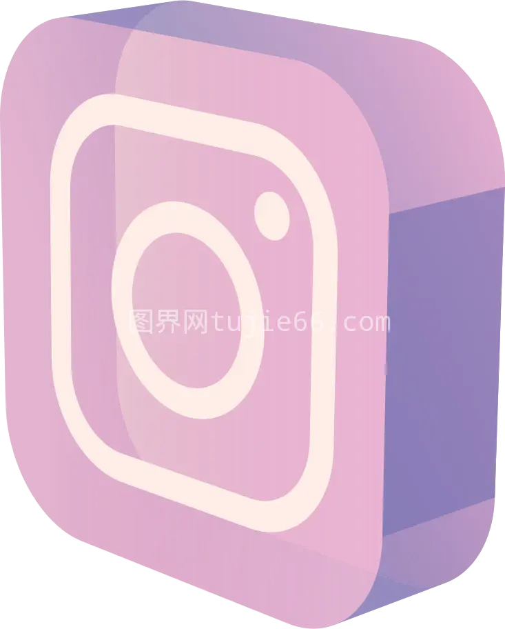 Instagram 3D图标设计欣赏图片