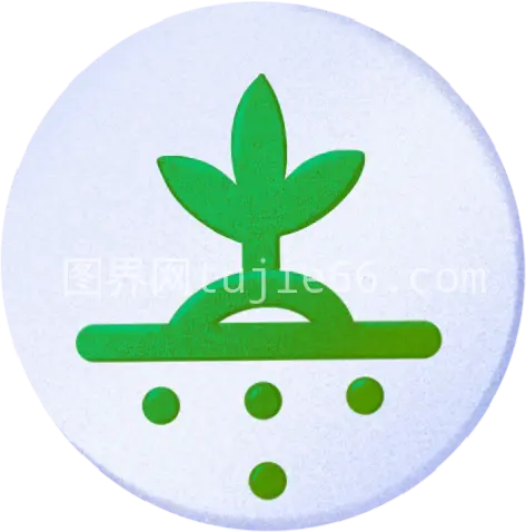 绿色植物图标展示图片