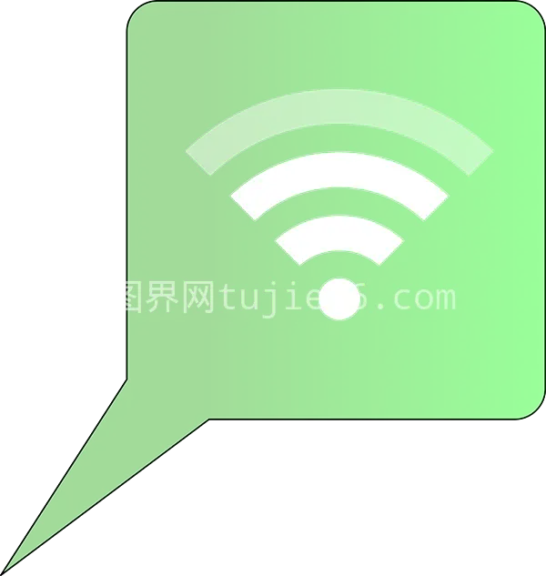 WiFi图标气泡图形展示图片