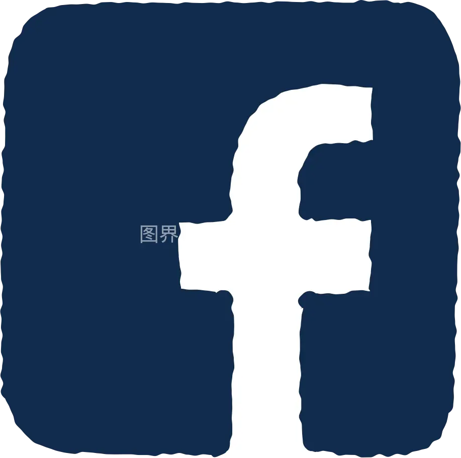 Facebook社交平台标志图形展示图片