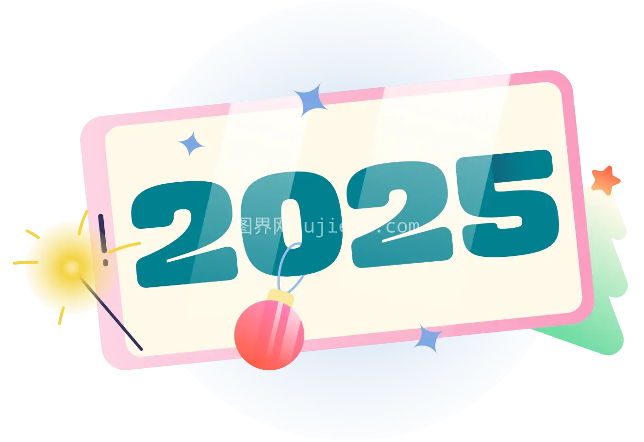 2025圣诞烟花创意设计图片