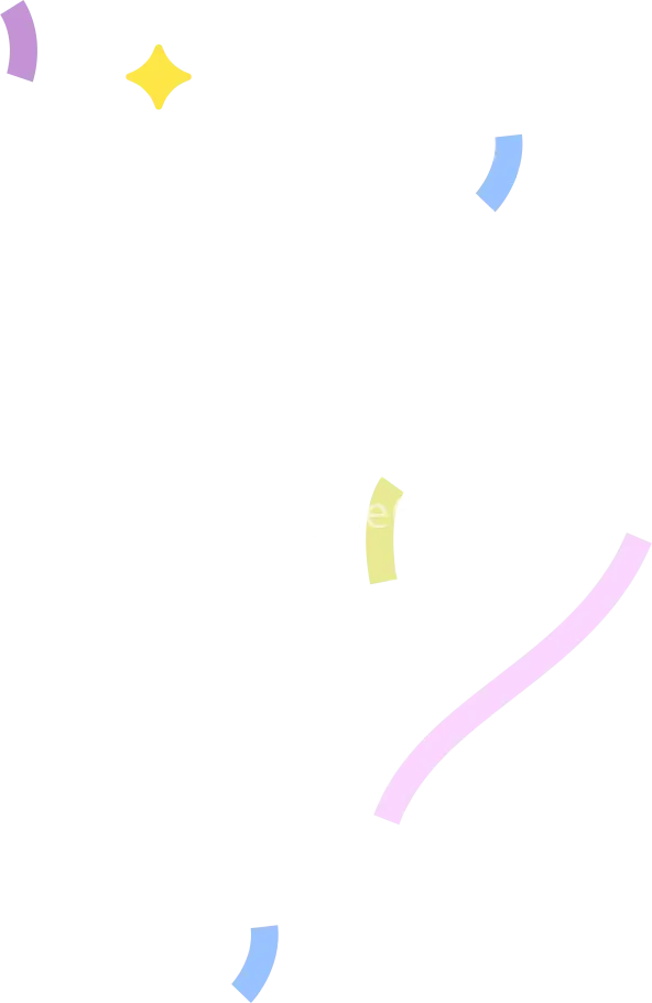 五彩纸屑庆祝氛围图图片