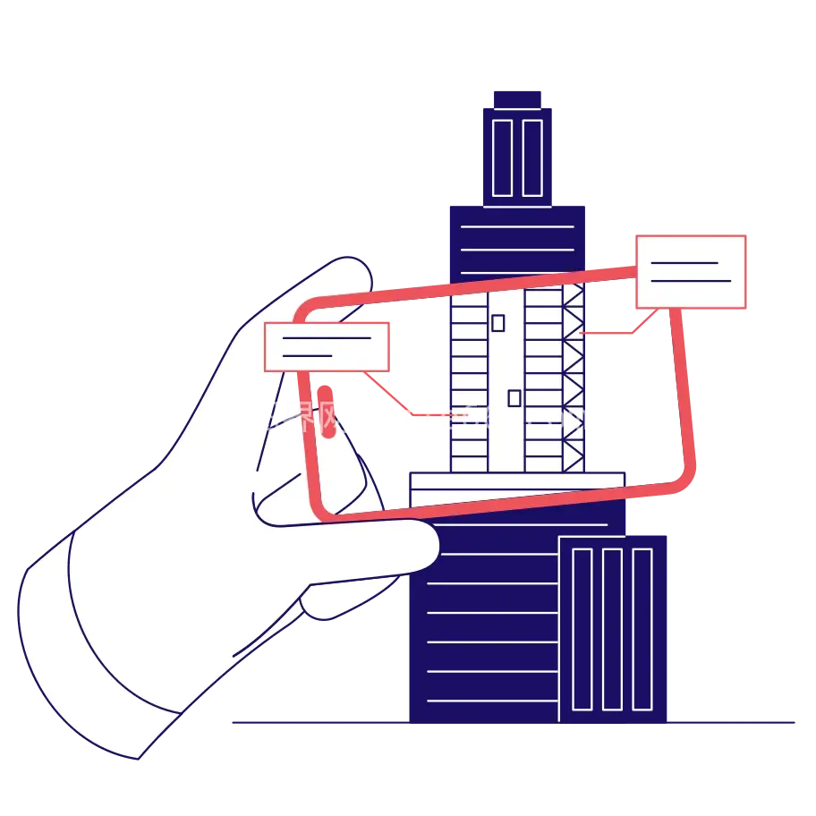 手机屏幕增强现实技术展示图片