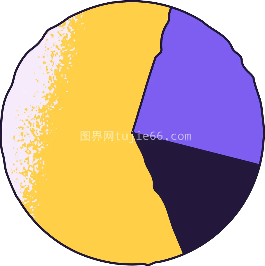 饼图数据比例分布一目了然图片