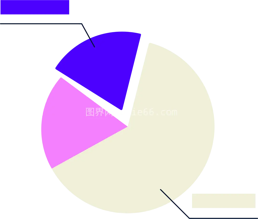 饼图直观展示数据比例关系图片