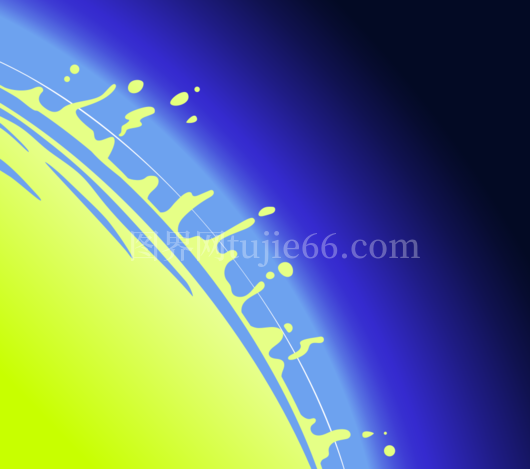 画面背景太阳映照
