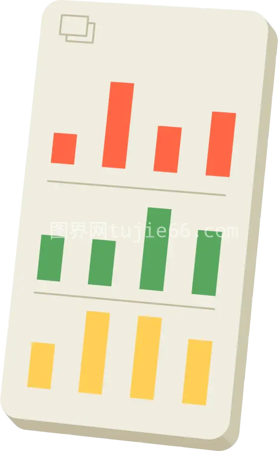 多色图表视觉展示图片