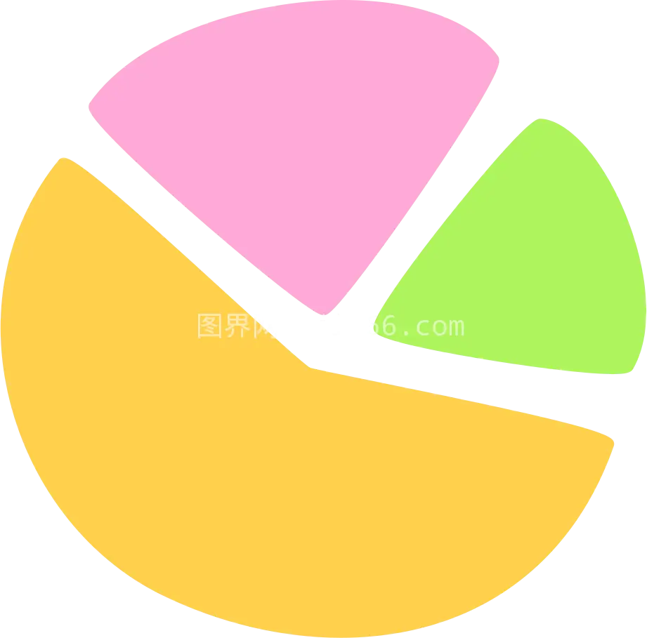 饼图数据比例直观展示图片