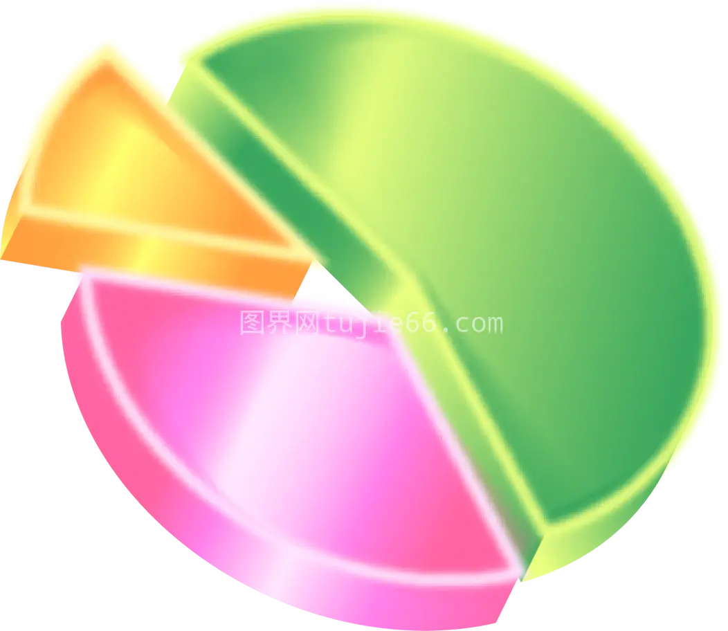 数据分布饼图展示法图片