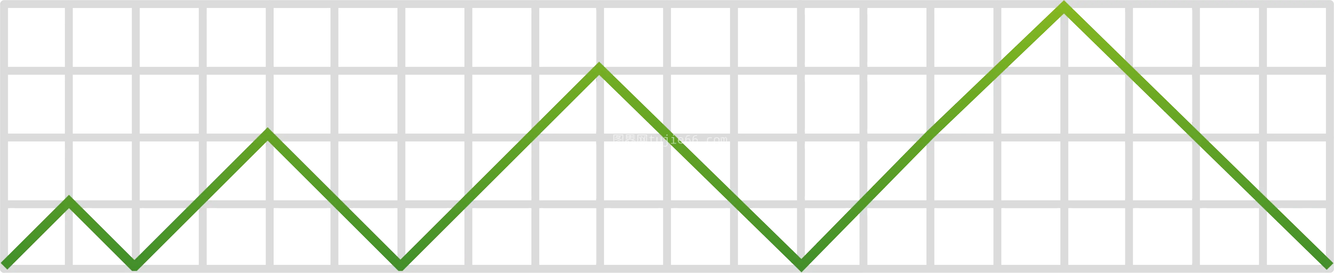 绿色线条网络图表解读图片