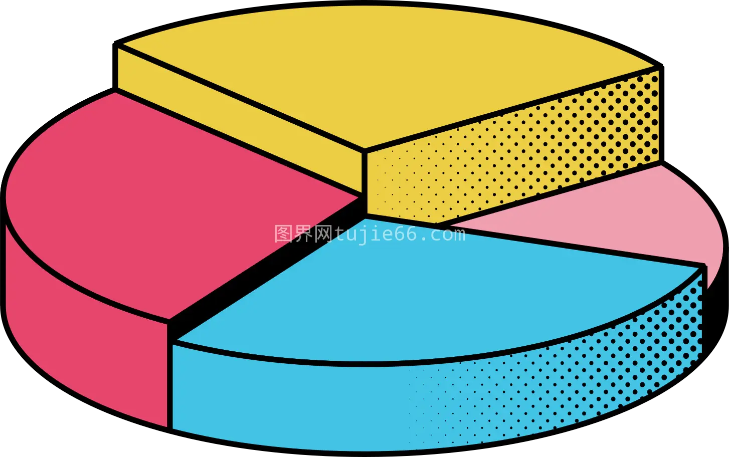饼图数据分析展示图片