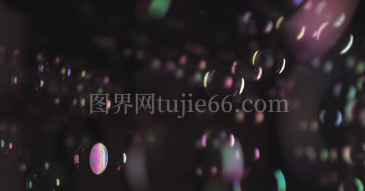 空中飘浮肥皂泡美景