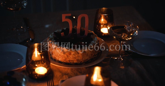 蛋糕顶饰数字50