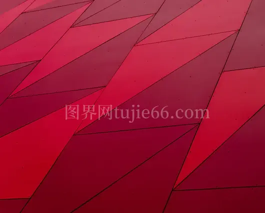 红色插图艺术作品