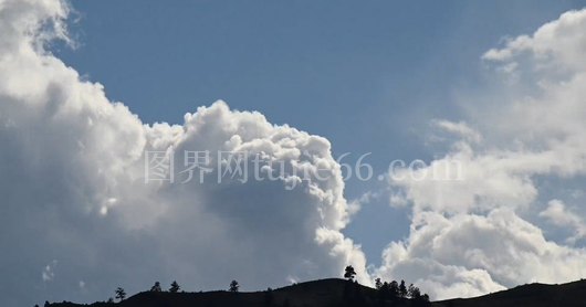 天空多云景致美