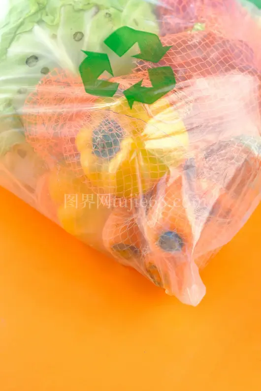 多彩塑料袋图案展示